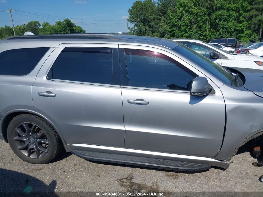 2018 Dodge Durango R/T Awd VIN: 1C4SDJCT4JC400572 Lot: 39484881