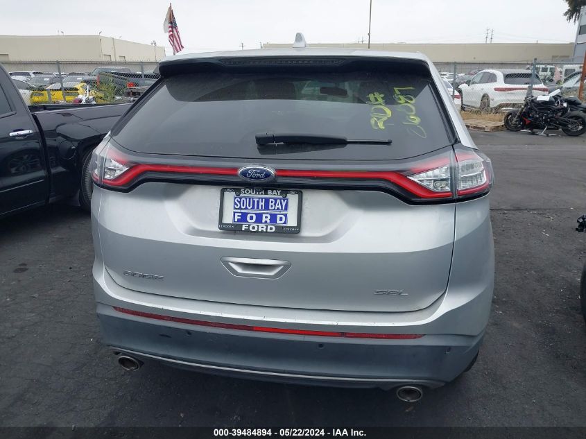 2016 Ford Edge Sel VIN: 2FMPK3J82GBC42856 Lot: 39484894