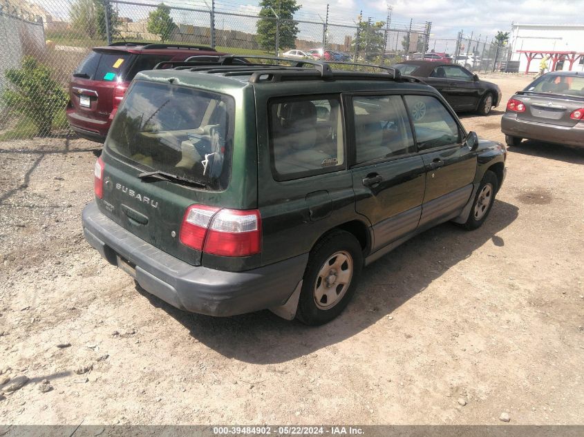 2002 Subaru Forester L VIN: JF1SF63552H722253 Lot: 39484902