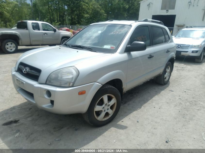 2007 Hyundai Tucson Gls VIN: KM8JM12B37U535500 Lot: 39484905