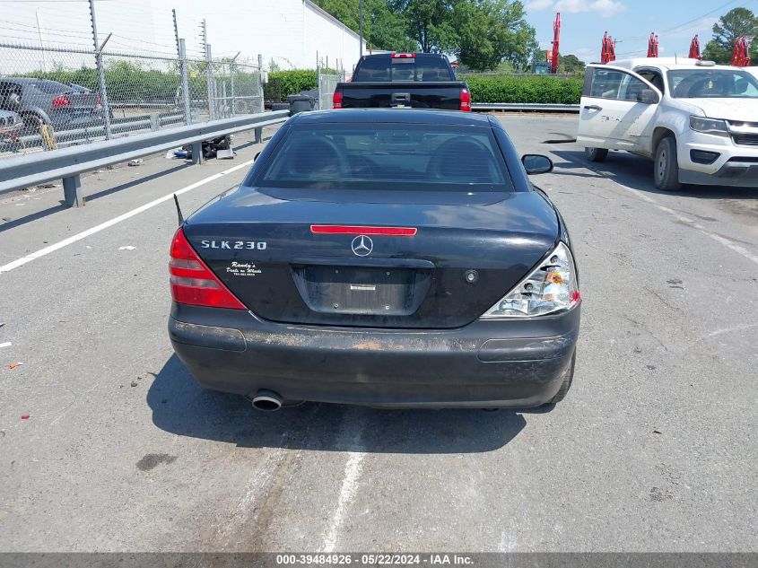 1998 Mercedes-Benz Slk 230 VIN: WDBKK47F4WF037609 Lot: 39484926