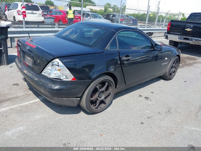 1998 Mercedes-Benz Slk 230 VIN: WDBKK47F4WF037609 Lot: 39484926