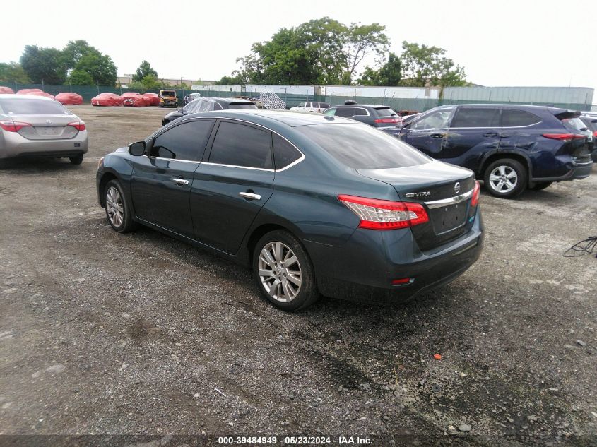 2014 Nissan Sentra Sl VIN: 3N1AB7AP7EY237345 Lot: 39484949