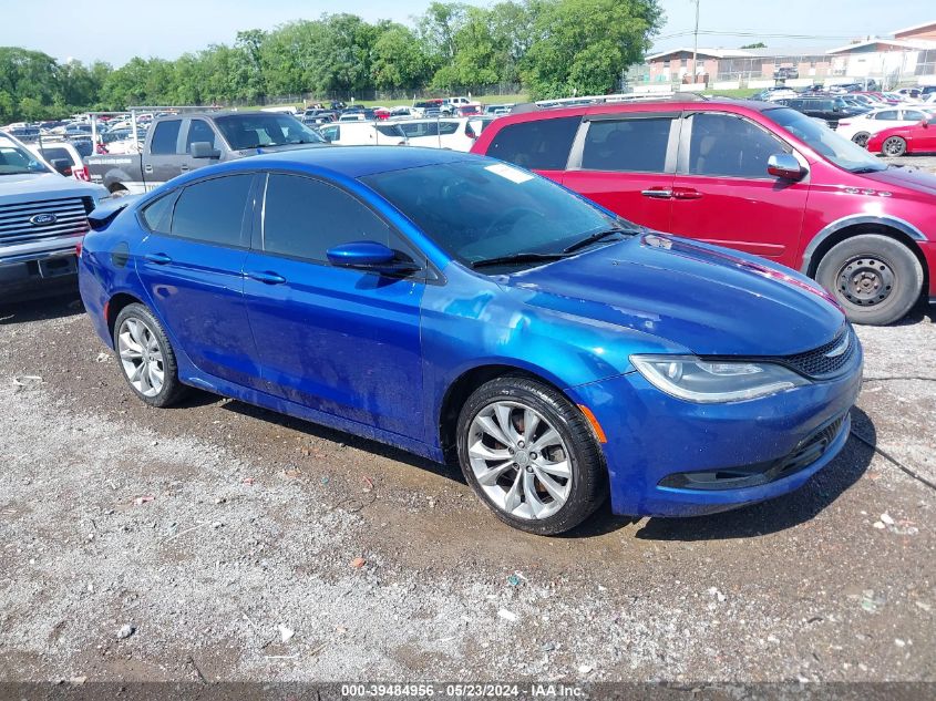 2015 Chrysler 200 S VIN: 1C3CCCBG7FN508076 Lot: 39484956