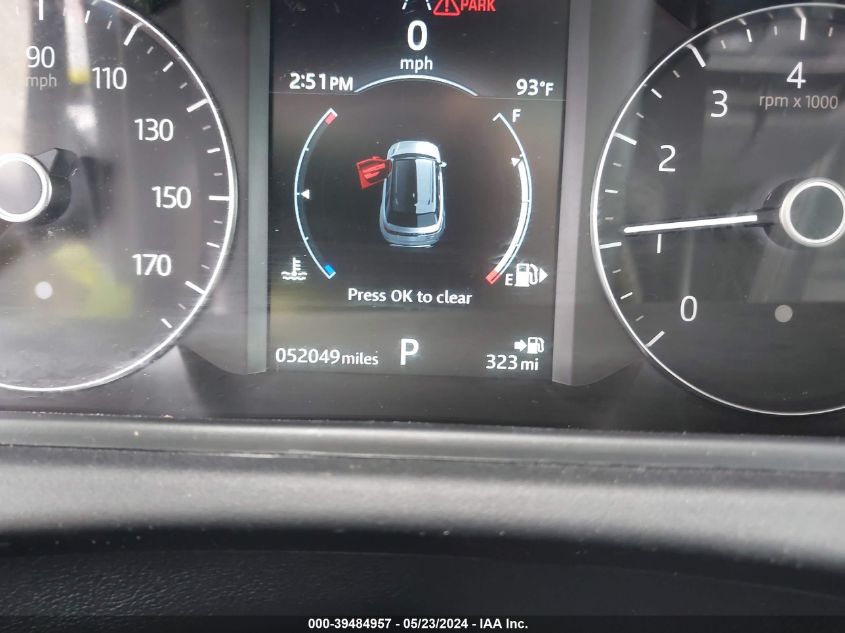 2020 Land Rover Range Rover Velar P250 S VIN: SALYB2EX1LA258582 Lot: 39484957