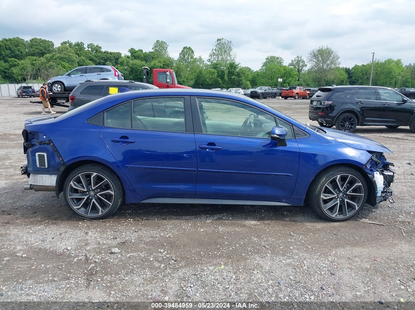 VIN JTDS4MCE9NJ087913 2022 TOYOTA COROLLA SE