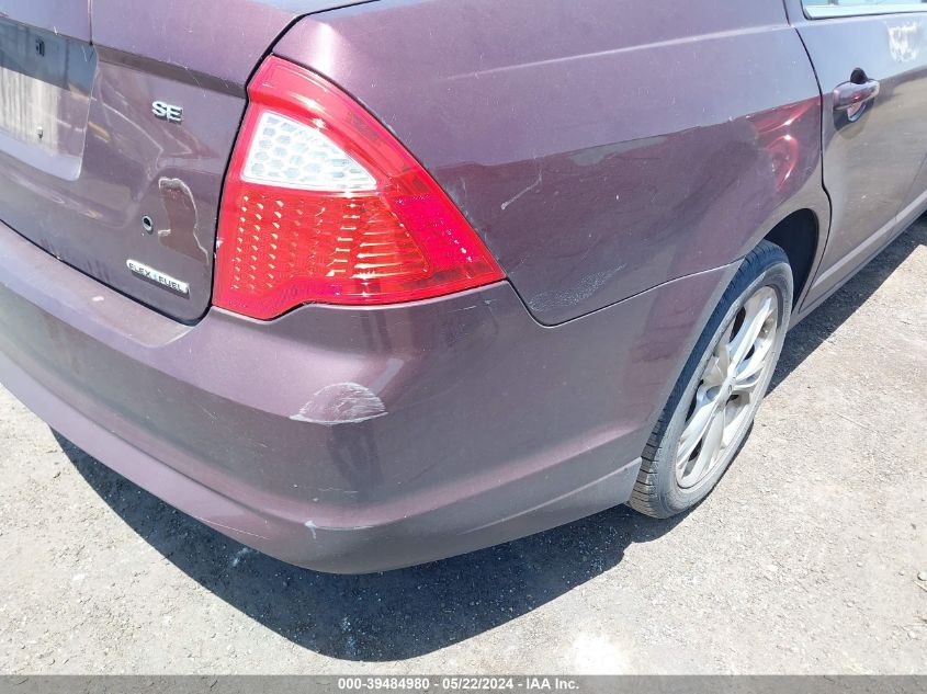 2012 Ford Fusion Se VIN: 3FAHP0HGXCR328276 Lot: 39484980