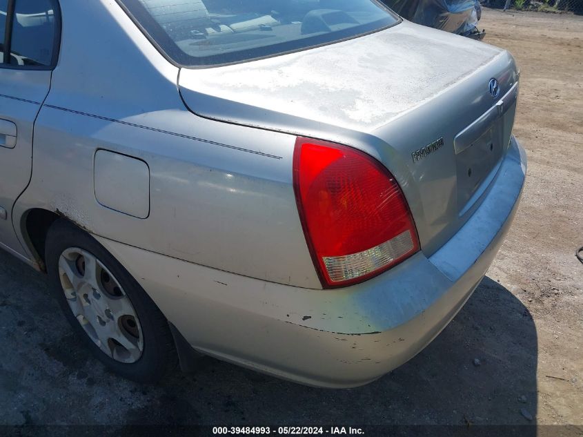 2002 Hyundai Elantra Gls VIN: KMHDN45D02U353092 Lot: 39484993