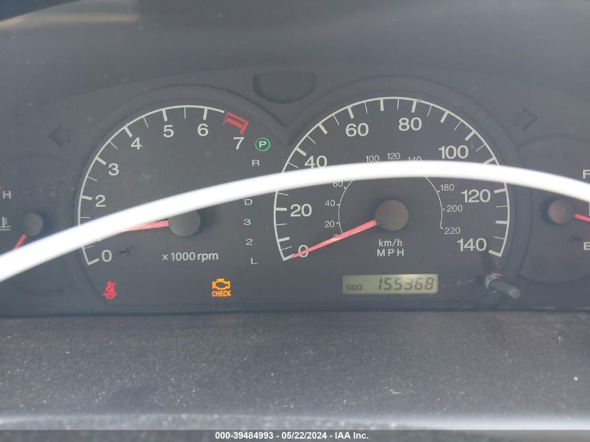 2002 Hyundai Elantra Gls VIN: KMHDN45D02U353092 Lot: 39484993