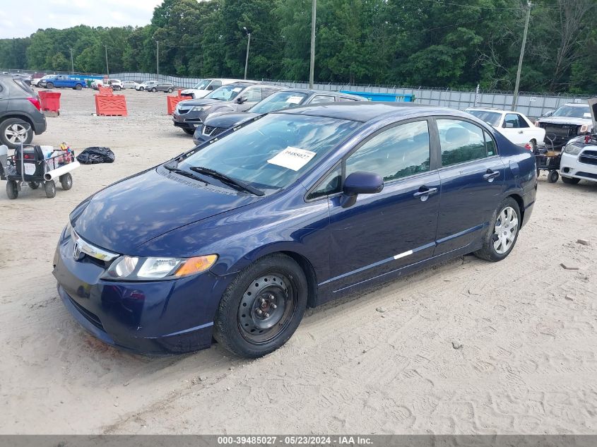 2008 Honda Civic Lx VIN: 1HGFA16568L088029 Lot: 39485027