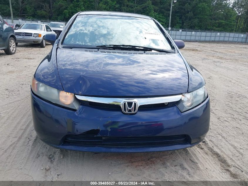 2008 Honda Civic Lx VIN: 1HGFA16568L088029 Lot: 39485027