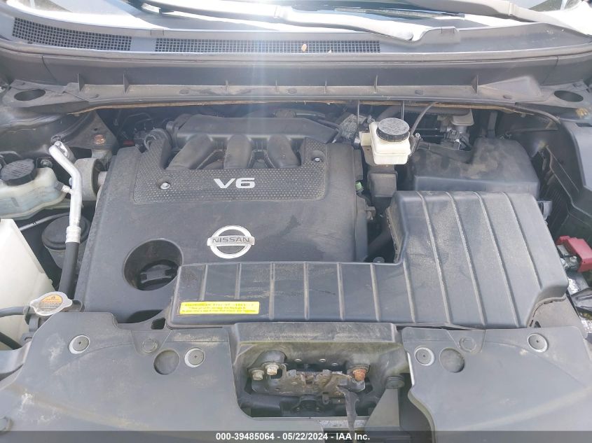 2011 Nissan Murano Sv VIN: JN8AZ1MW9BW184406 Lot: 39485064