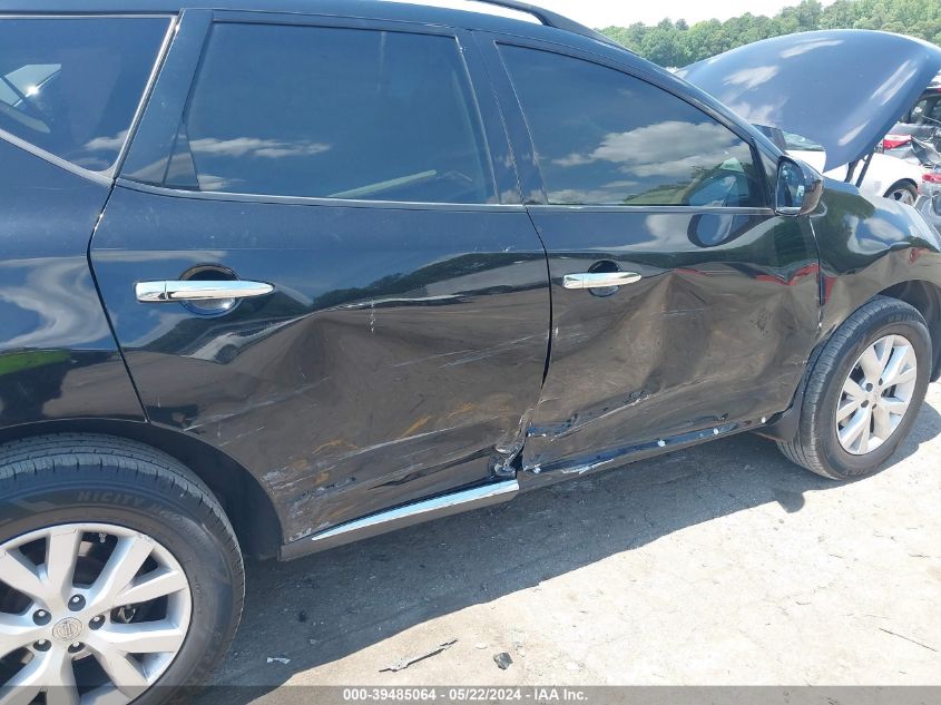 2011 Nissan Murano Sv VIN: JN8AZ1MW9BW184406 Lot: 39485064