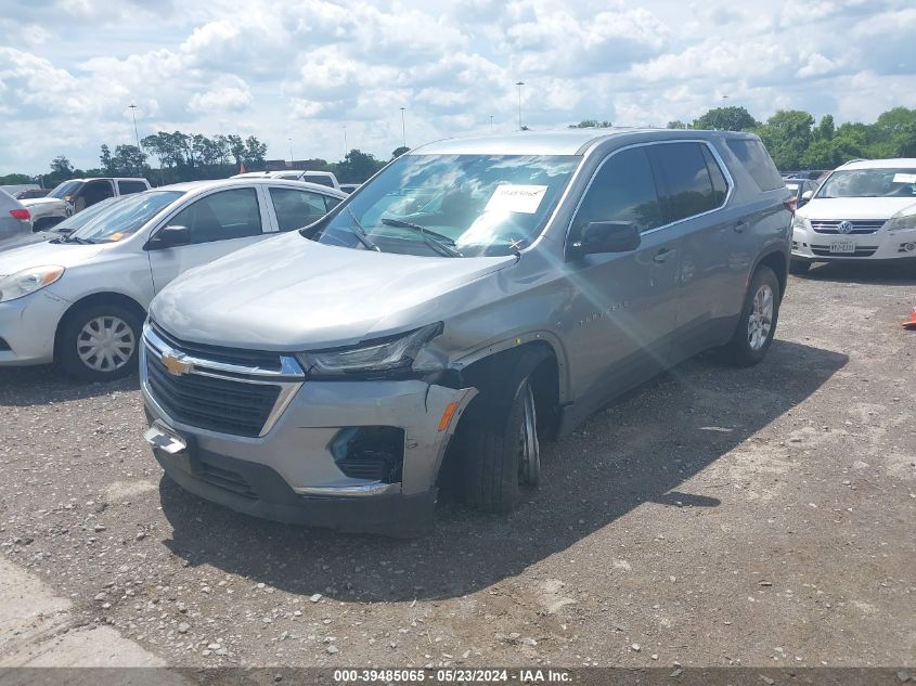 2023 Chevrolet Traverse Awd Ls VIN: 1GNEVFKW8PJ201586 Lot: 39485065