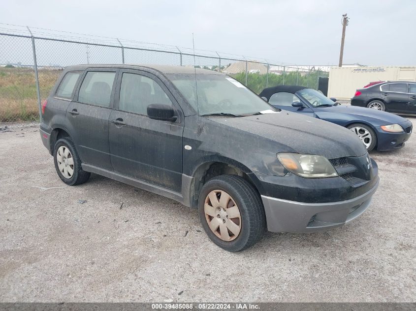 2004 Mitsubishi Outlander Ls VIN: JA4LX31F04U000926 Lot: 39485088