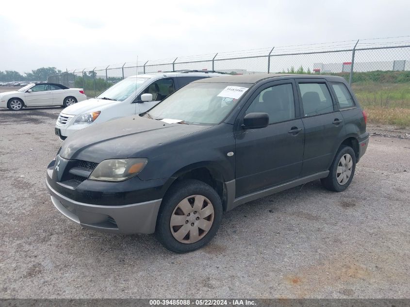 2004 Mitsubishi Outlander Ls VIN: JA4LX31F04U000926 Lot: 39485088