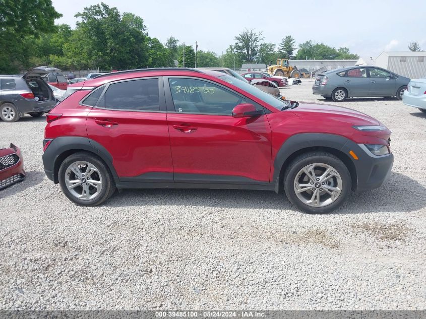 2022 Hyundai Kona Sel VIN: KM8K62ABXNU826871 Lot: 39485100