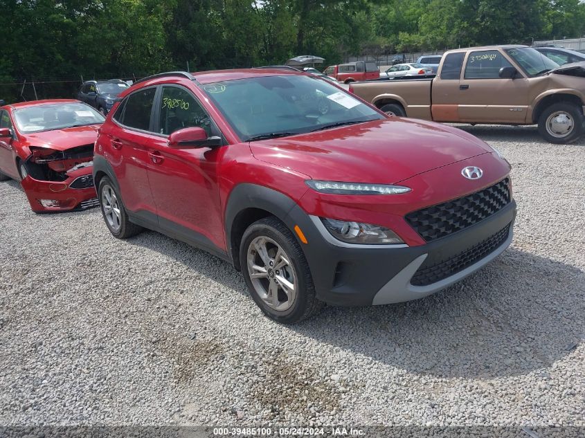 2022 Hyundai Kona Sel VIN: KM8K62ABXNU826871 Lot: 39485100