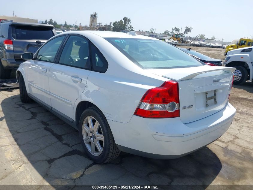 2007 Volvo S40 2.4I VIN: YV1MS390672264865 Lot: 39485129