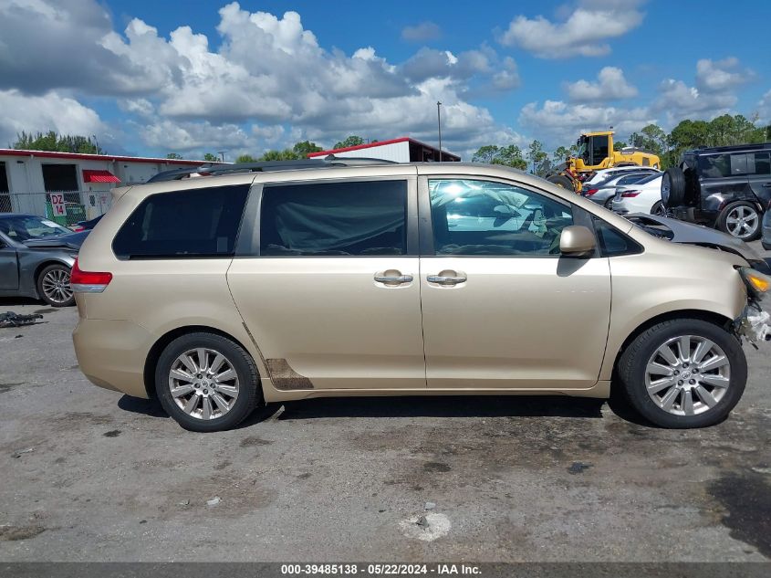 2011 Toyota Sienna Limited V6 VIN: 5TDYK3DC9BS088453 Lot: 39485138