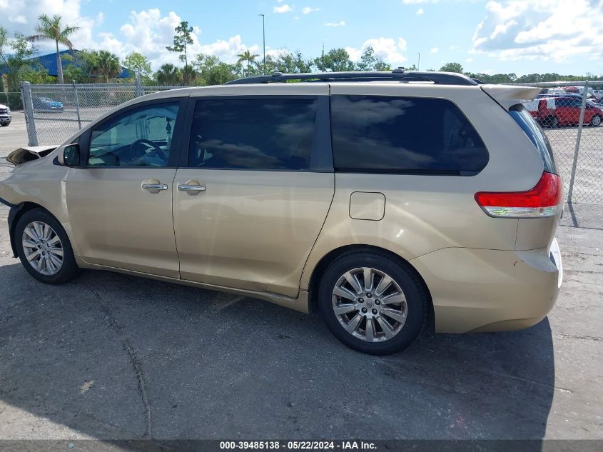 2011 Toyota Sienna Limited V6 VIN: 5TDYK3DC9BS088453 Lot: 39485138