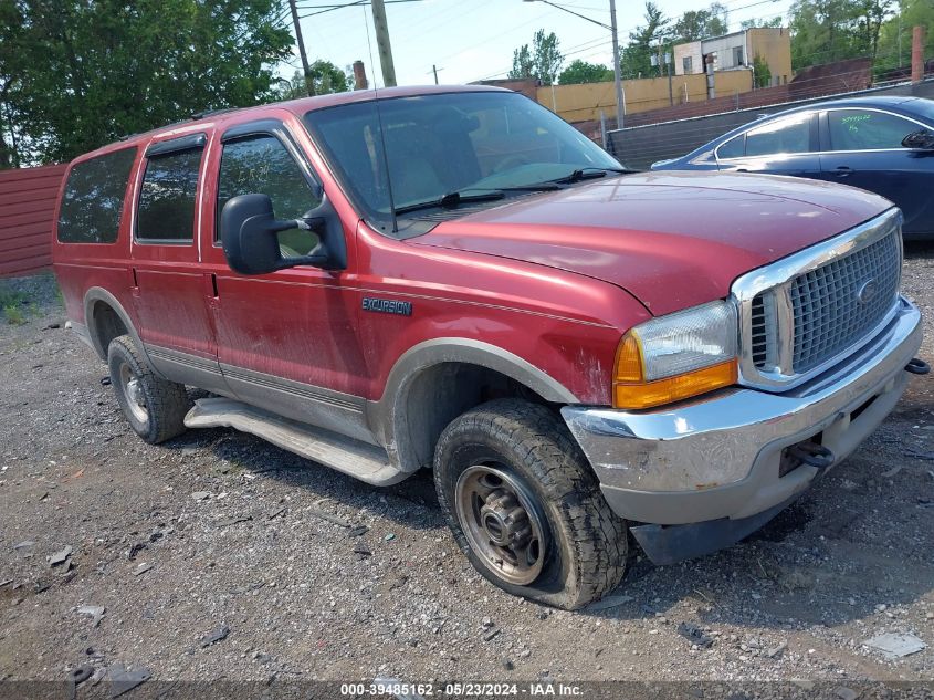 2001 Ford Excursion Limited VIN: 1FMSU43F41EA49223 Lot: 39485162