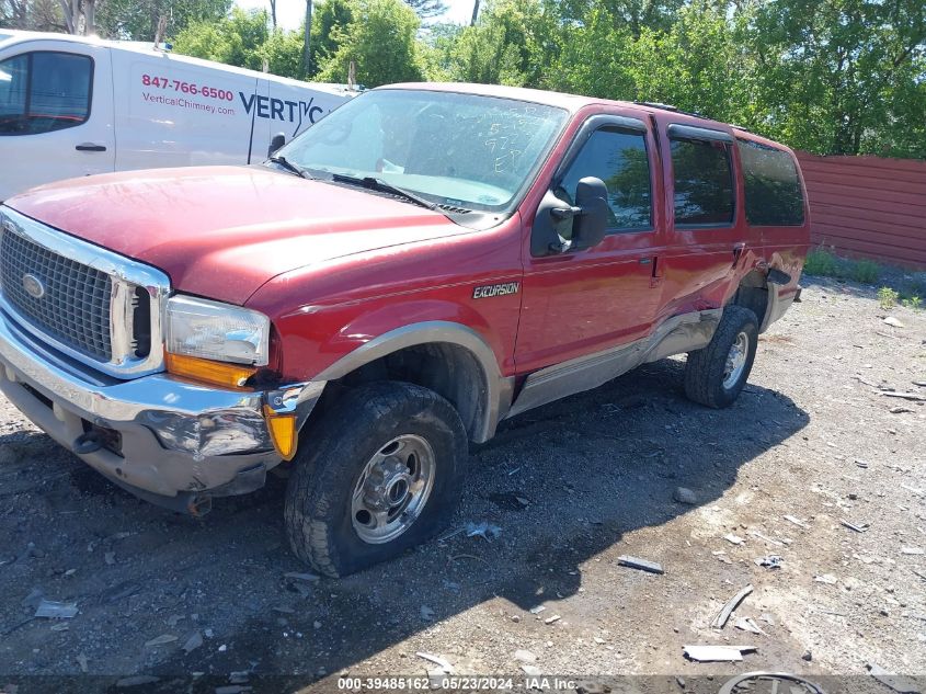 2001 Ford Excursion Limited VIN: 1FMSU43F41EA49223 Lot: 39485162