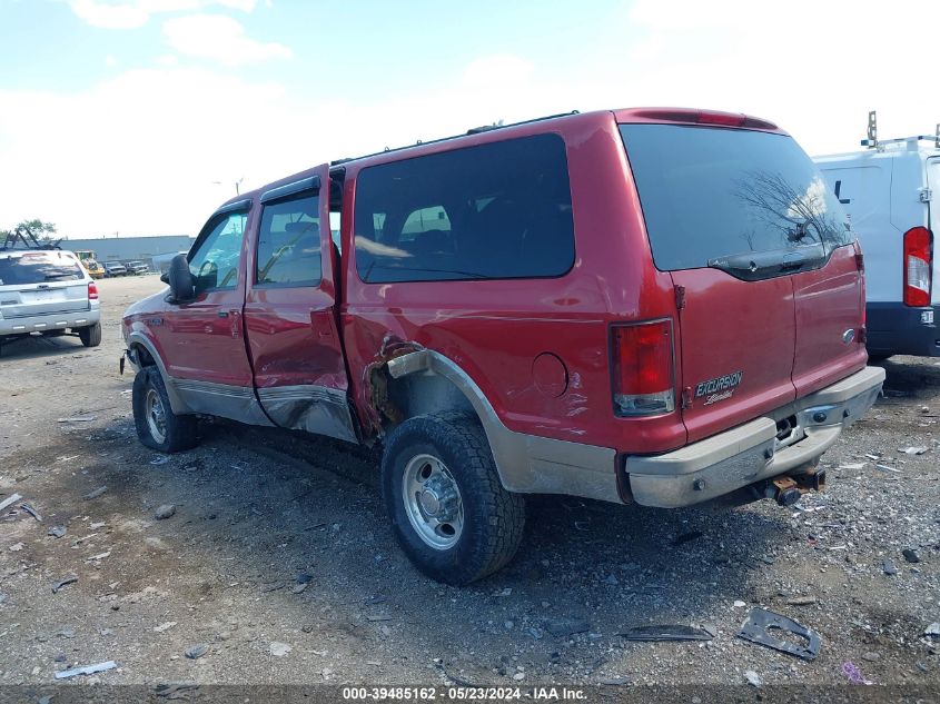 2001 Ford Excursion Limited VIN: 1FMSU43F41EA49223 Lot: 39485162