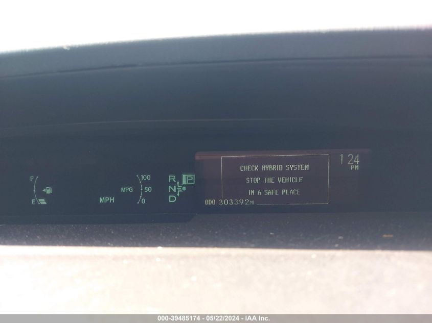 2015 Toyota Prius Four VIN: JTDKN3DU2F1974994 Lot: 39485174