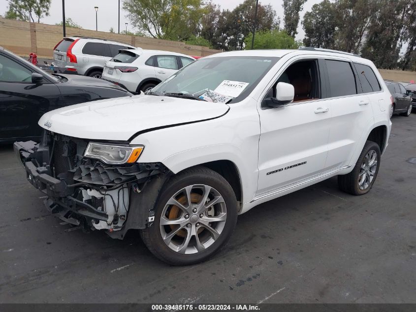 2021 Jeep Grand Cherokee Summit 4X4 VIN: 1C4RJFJG0MC659641 Lot: 39485175