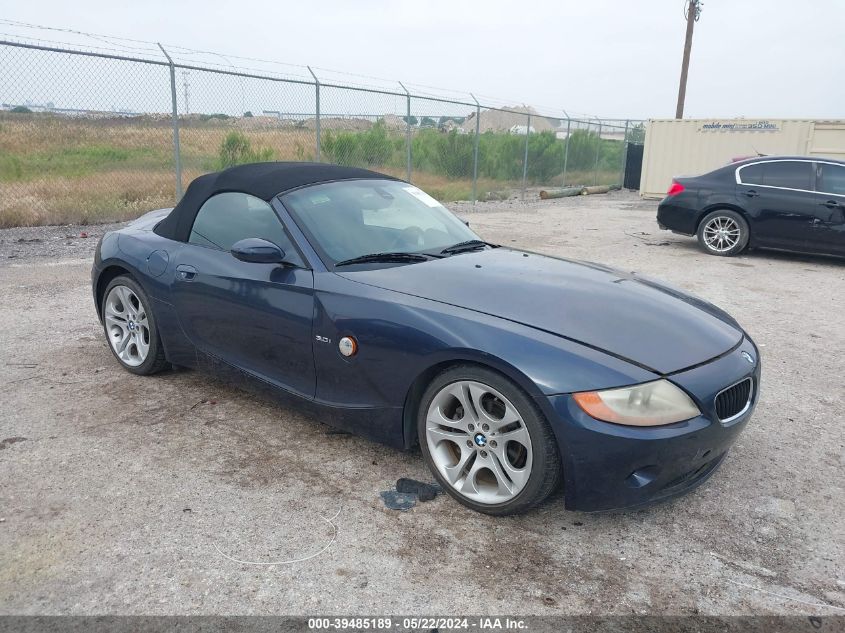 2004 BMW Z4 3.0I VIN: 4USBT53584LU06952 Lot: 39485189