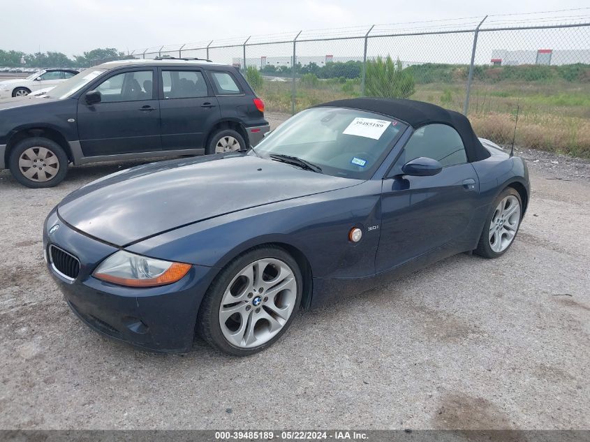 2004 BMW Z4 3.0I VIN: 4USBT53584LU06952 Lot: 39485189