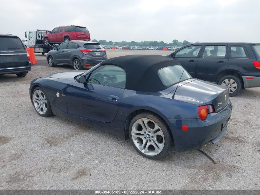 2004 BMW Z4 3.0I VIN: 4USBT53584LU06952 Lot: 39485189