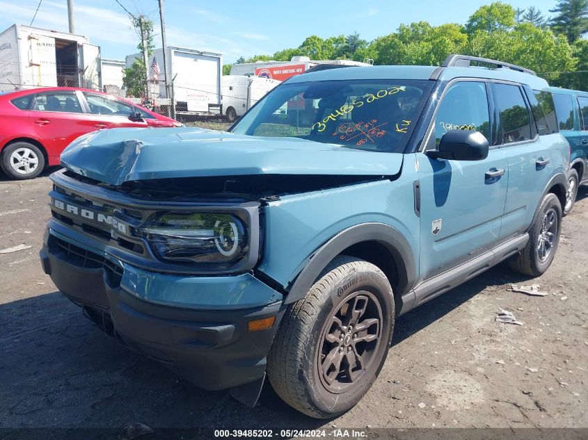 2022 Ford Bronco Sport Big Bend VIN: 3FMCR9B63NRE04017 Lot: 39485202