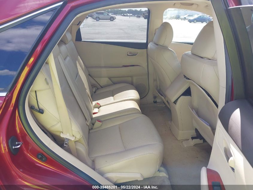 2010 Lexus Rx 350 VIN: 2T2ZK1BAXAC039906 Lot: 39485201