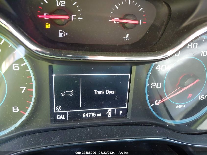 2016 Chevrolet Cruze Lt Auto VIN: 1G1BE5SM6G7301910 Lot: 39485206