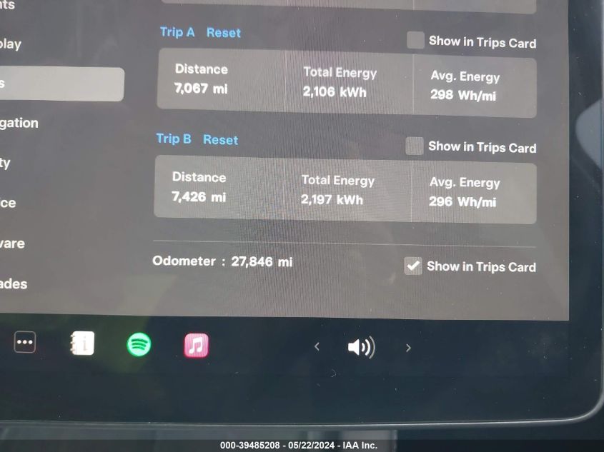 2022 TESLA MODEL Y - 7SAYGDEE3NA015840