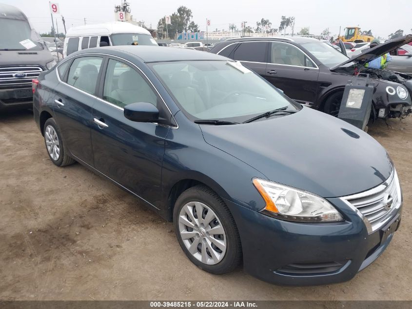 2013 Nissan Sentra S VIN: 3N1AB7AP8DL718474 Lot: 39485215