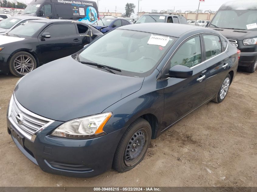 2013 Nissan Sentra S VIN: 3N1AB7AP8DL718474 Lot: 39485215