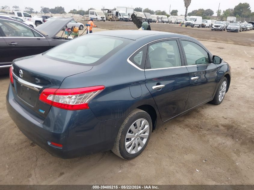 2013 Nissan Sentra S VIN: 3N1AB7AP8DL718474 Lot: 39485215