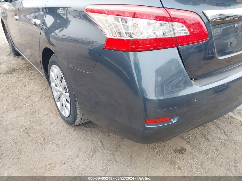 2013 Nissan Sentra S VIN: 3N1AB7AP8DL718474 Lot: 39485215