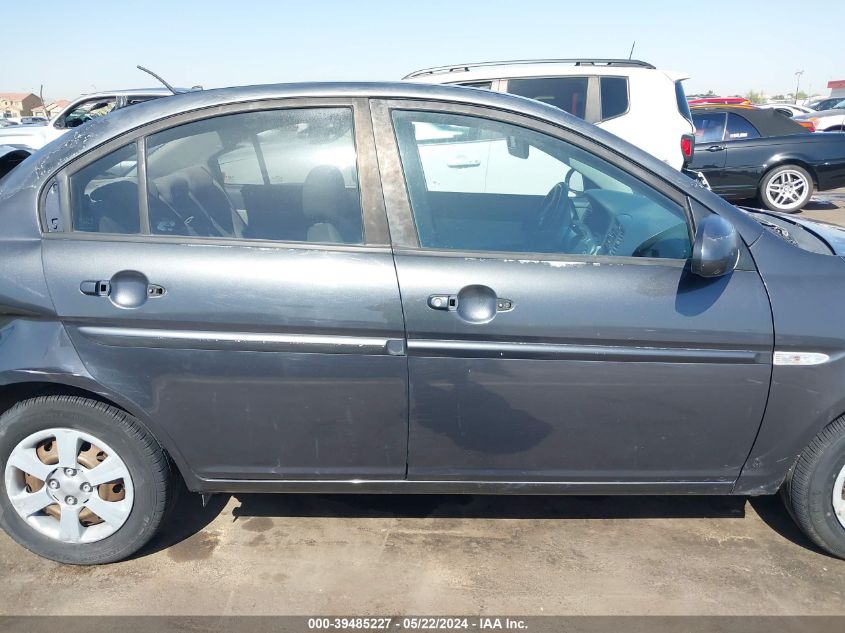 2007 Hyundai Accent Gls VIN: KMHCN46C37U098723 Lot: 39485227