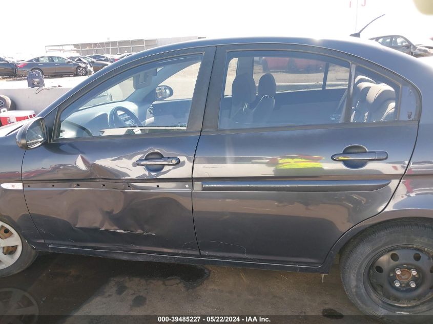 2007 Hyundai Accent Gls VIN: KMHCN46C37U098723 Lot: 39485227