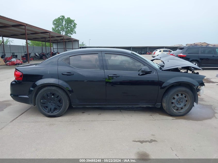 2013 DODGE AVENGER SE - 1C3CDZAB5DN710806