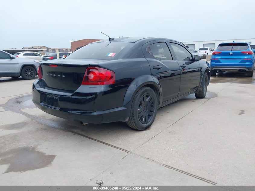2013 DODGE AVENGER SE - 1C3CDZAB5DN710806