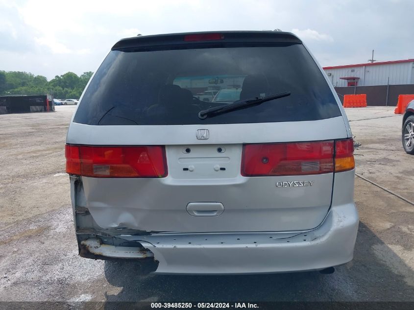 2001 Honda Odyssey Ex VIN: 2HKRL18651H519515 Lot: 39485250