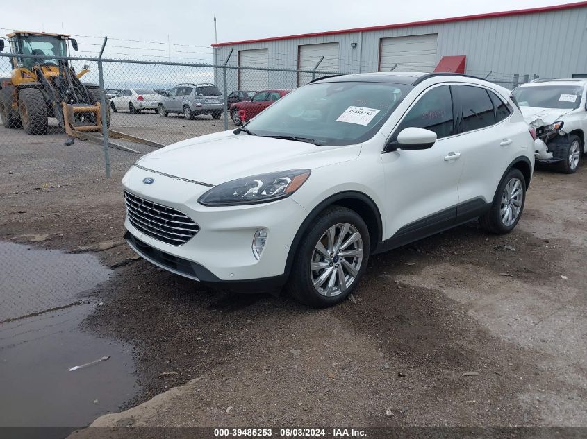 2021 Ford Escape Titanium Hybrid VIN: 1FMCU0DZXMUA21829 Lot: 39485253