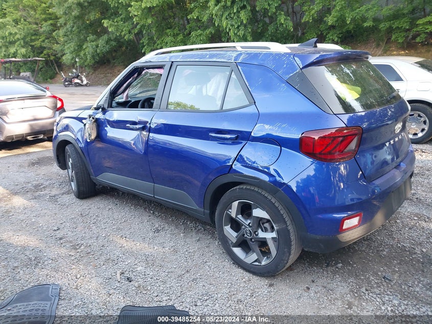 2022 Hyundai Venue Limited VIN: KMHRC8A38NU186002 Lot: 39485254