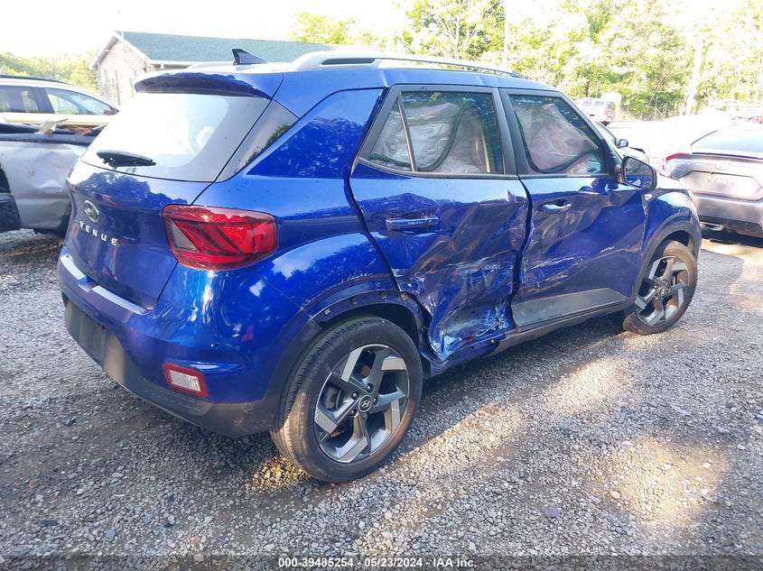 2022 Hyundai Venue Limited VIN: KMHRC8A38NU186002 Lot: 39485254
