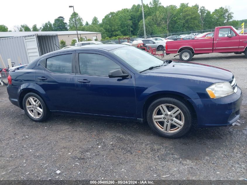 2013 Dodge Avenger Se V6 VIN: 1C3CDZAG9DN582680 Lot: 39485260